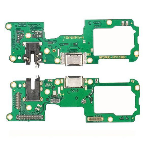 Нижня плата для Oppo Reno 4 Lite/ A93 4G з роз'ємом зарядки, мікрофоном та компонентами
