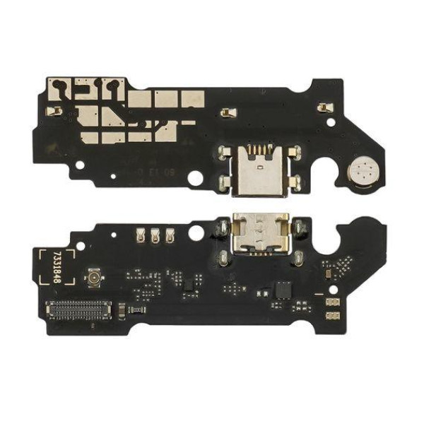 Нижня плата для ZTE Blade A31 з роз'ємом зарядки, мікрофоном та компонентами