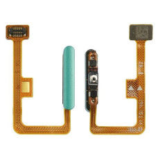 Шлейф для Xiaomi Mi 11 Lite з кнопкою увімкнення | вимкнення та сканером відбитка пальця (Зелений)