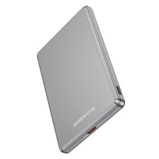 Зовнішній акумулятор (Power bank) Borofone BJ50 5000mAh PD20W магнітний із функцією бездротової зарядки (Сірий)