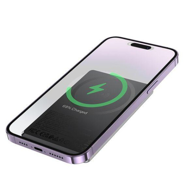 Зовнішній акумулятор (Power bank) Borofone BJ50 5000mAh PD20W магнітний із функцією бездротової зарядки (Сірий)