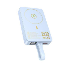 Зовнішній акумулятор (Power bank) Hoco Q24 10000mAh 22.5W PD 20W магнітний із функцією бездротової зарядки (blue)
