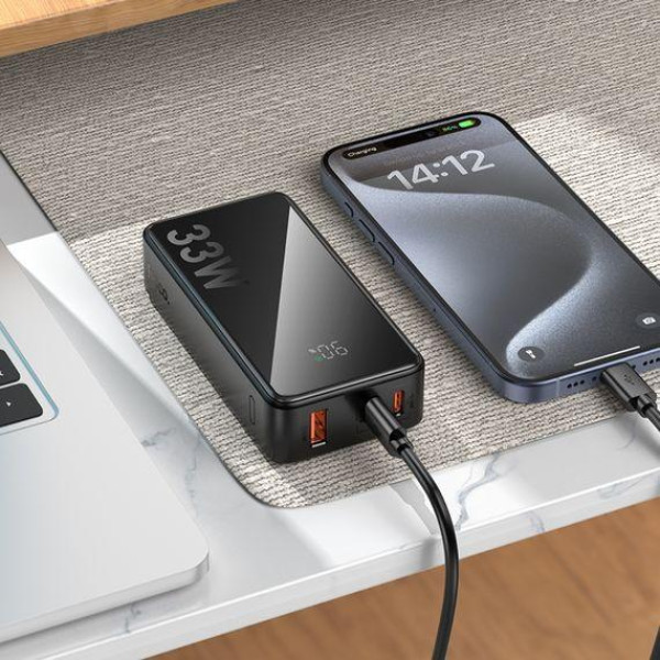 Зовнішній акумулятор (Power bank) Hoco Q27 10000mAh 33W (Чорний)