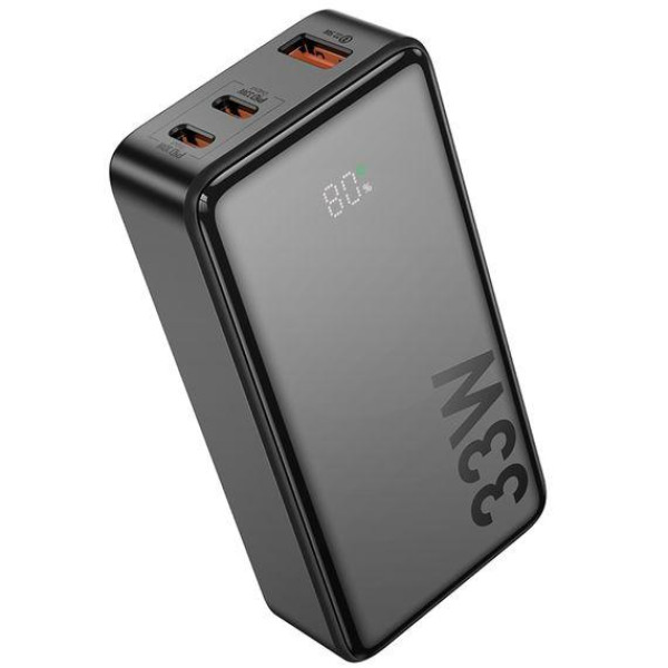 Зовнішній акумулятор (Power bank) Hoco Q27 10000mAh 33W (Чорний)