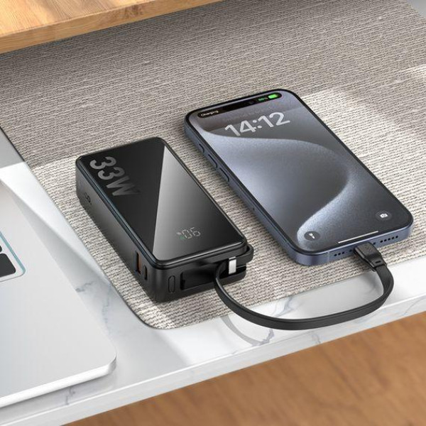 Зовнішній акумулятор (Power bank) Hoco Q27A 10000mAh 33W (Чорний)