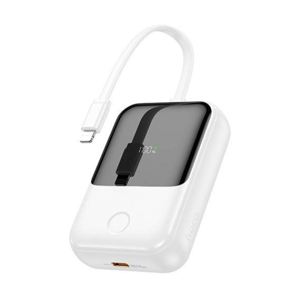 Зовнішній акумулятор (Power bank) Hoco Q33 10000mAh PD 20W + кабель Type-C (Білий)