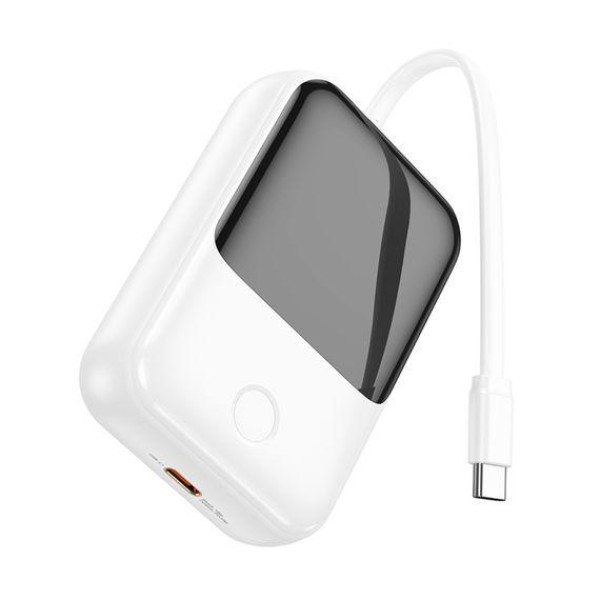 Зовнішній акумулятор (Power bank) Hoco Q33 10000mAh PD 20W + кабель Type-C (Білий)
