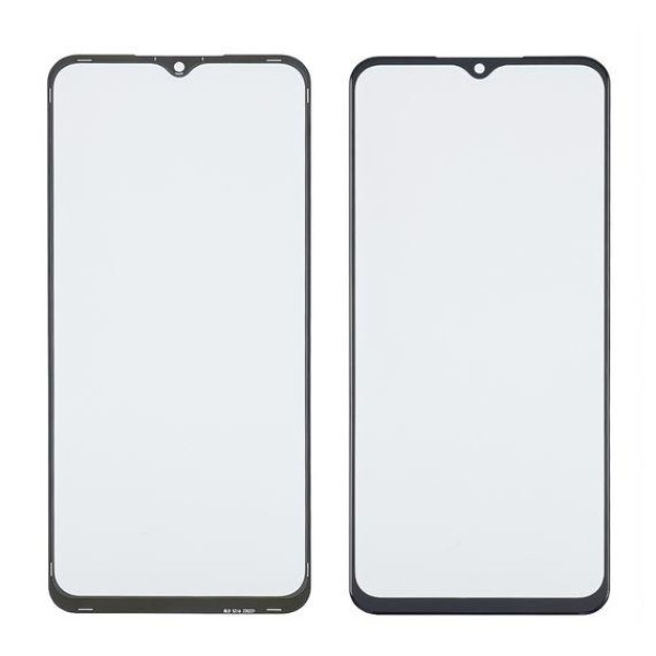 Скло тачскрина з OCA плівкою для Samsung A235/ M236/ M336 Galaxy A23/ M23/ M33 чорне з олеофобним покриттям, загартоване