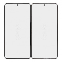 Скло дисплея з OCA плівкою для Samsung S911 Galaxy S23 (Чорне) G+OCA Pro