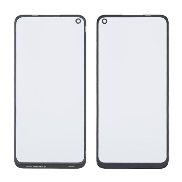 Скло дисплея з OCA плівкою для Realme 8i/ 9i/ 9 Pro (Чорне)