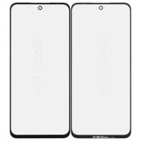 Скло дисплея з OCA плівкою для Xiaomi Redmi 12 (Чорне) G+OCA Pro