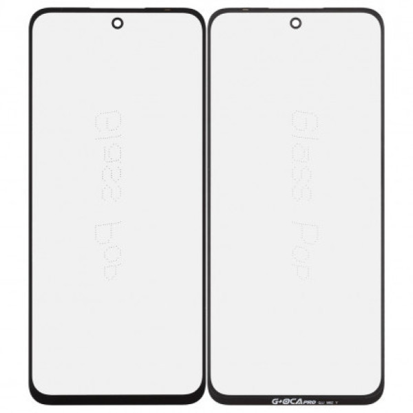 Скло дисплея з OCA плівкою для Xiaomi Redmi 12 (Чорне) G+OCA Pro