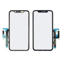 Сенсорне скло з OCA плівкою для Apple iPhone 11 з рамкою та мікросхемою (Чорне) Original
