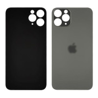 Задня кришка (скло) для Apple iPhone 11 Pro, Space Gray (Big hole)