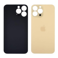 Задня кришка (скло) для Apple iPhone 13 Pro Max, Gold (Big hole)