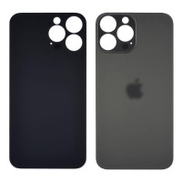 Задня кришка (скло) для Apple iPhone 13 Pro Max, Graphite (Big hole)