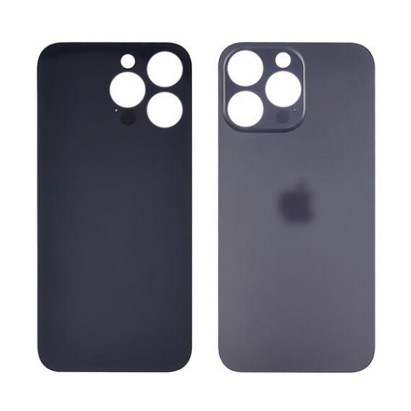 Задня кришка (скло) для Apple iPhone 14 Pro Max, Deep Purple (Big hole)