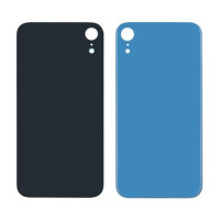 Задня кришка (скло) для Apple iPhone XR, Light Blue (Big hole)
