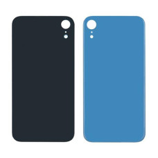 Задня кришка (скло) для Apple iPhone XR, Light Blue (Big hole)