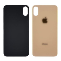 Задня кришка (скло) для Apple iPhone XS, Gold (Big hole)