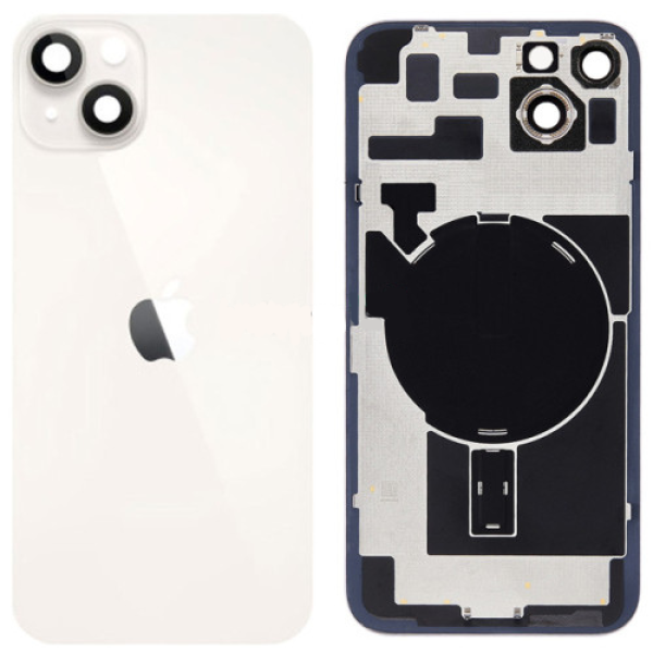 Корпус для Apple iPhone 14 із заднім склом, рамкою та склом камери (White)