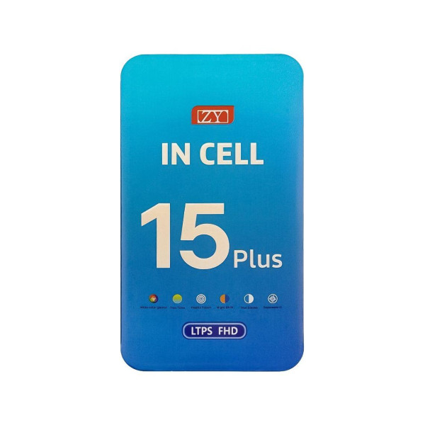 Дисплей для Apple iPhone 15 Plus із сенсорним склом (Чорний) ZY-INCELL