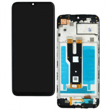 Дисплей для ZTE Blade V50 Design (4G) з сенсорним склом в рамці (Чорний) Оригінал Китай