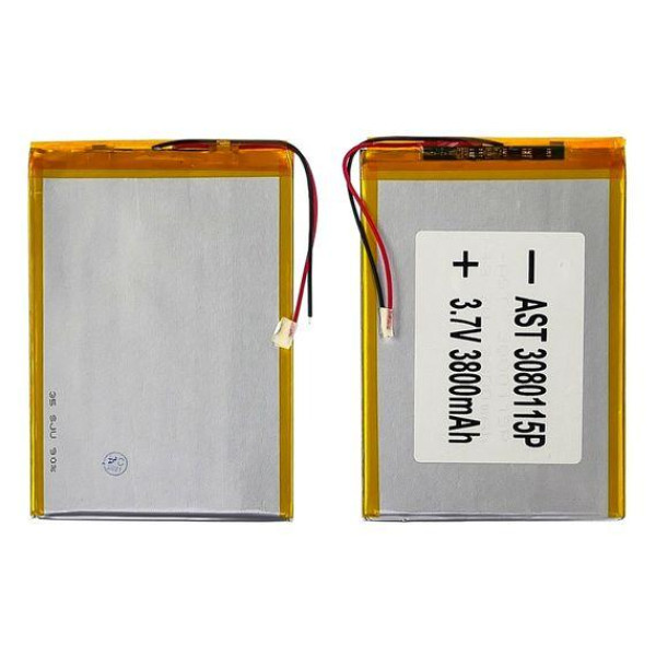 Акумулятор 3080115P універсальний з контролером, 3.2×80×115 мм (3800 mAh)