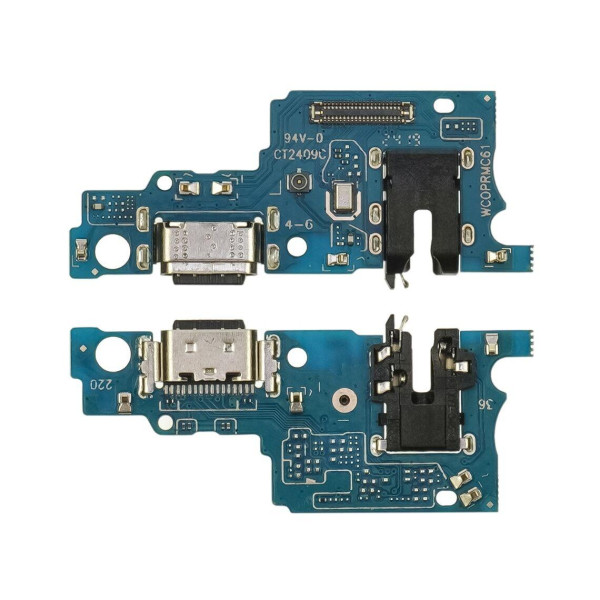 Роз'єм зарядки для Realme C61 (4G) на платі з мікрофоном і компонентами