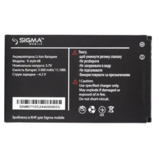 Акумулятори (АКБ) для Sigma X-style 68 3GSM (3000 mAh 3.7 V) Оригінал