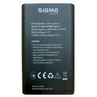 Акумулятори (АКБ) для Sigma X-Style 34 NRG (type-C 4050 mAh 3.7 V) Оригінал