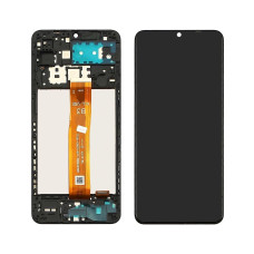 Дисплей Samsung A127F Galaxy A12S (2021) з сенсорним склом в рамці Оригінал Китай