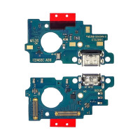 Нижня плата для Samsung M536 Galaxy M53 (2022) з роз'ємом зарядки, мікрофоном та компонентами