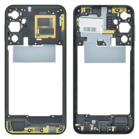 Середня частина корпусу для Samsung A245 Galaxy A24 (2023) (Чорна)