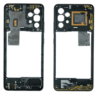 Середня частина корпусу для Samsung A325 Galaxy A32 (2021) 4G (Чорна)