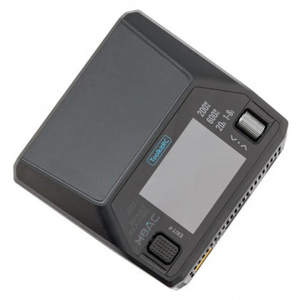 Зарядний пристрій ToolkitRC M8AC, 600W, 2-8S з вбудованим блоком живлення на 200W