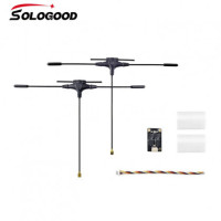 Приймач сигналу SoloGood ELRS Gemini 2.4G | 915 mHz, з 2 антенами Immortal T