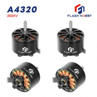 Мотор безколекторний Arthur Flash Hobby A4320 350KV, для дронів на 13-15 дюймовій рамі