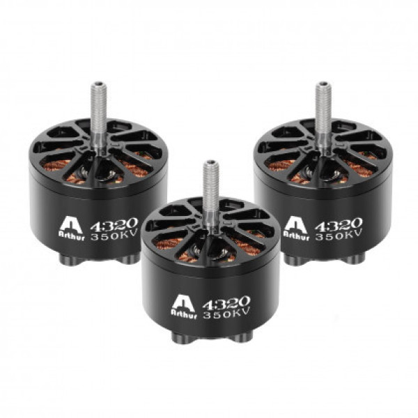 Мотор безколекторний Arthur Flash Hobby A4320 350KV, для дронів на 13-15 дюймовій рамі