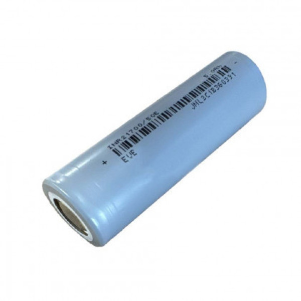 Аккумулятор EVE INR21700-50E, 5000 mAh, ток разряда: 15A, 21700