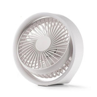 Настільний бездротовий вентилятор GXQC N601 з лампою White