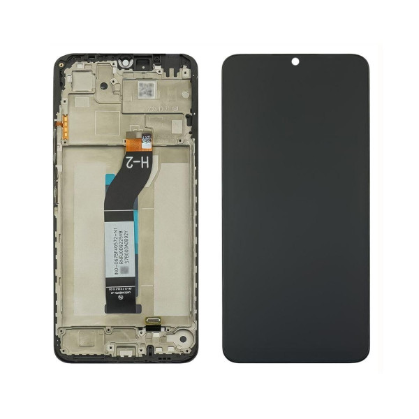 Дисплей Xiaomi Redmi 13C з сенсорним склом в рамці (Service Pack)