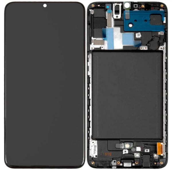 Дисплей Samsung A705 Galaxy A70 (2019) з сенсорним склом в рамці GH82-19747A (Original)