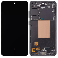 Дисплей Samsung S721 Galaxy S24 FE (5G) (2024) з сенсорним склом в рамці сірій GH82-35848B (Original)