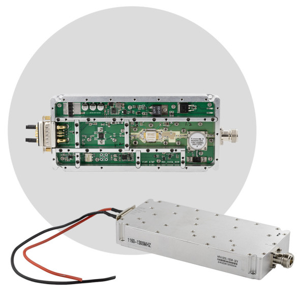 Модуль перешкод (jammer) 1.2 GHz (1200-1300 MHz), Gan 100W, NJ
