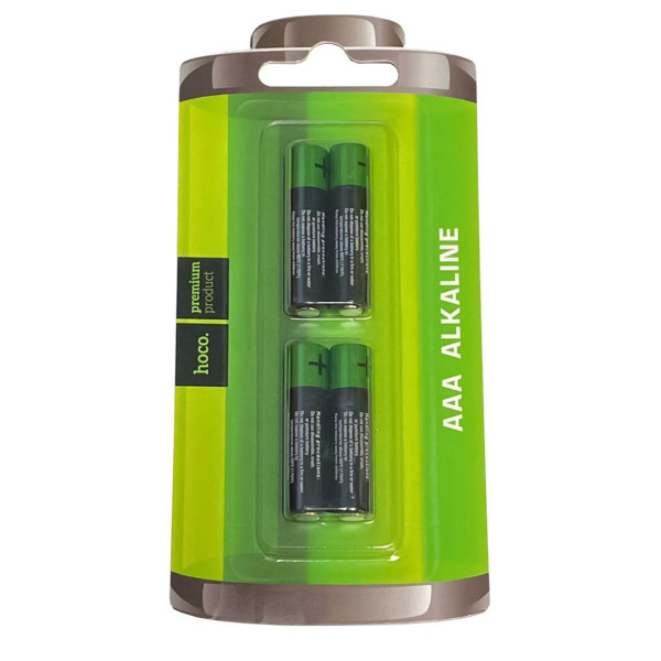 Батарейки лужні Hoco Alkaline AAA (LR03) 4 шт
