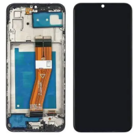 Дисплей Samsung A035F Galaxy A03 (2022) із сенсорним склом в рамці (Service Pack)