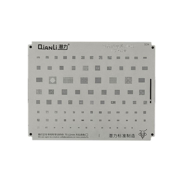 Трафарет BGA QianLi QS534 iPhone Universal 03 (Small Chips Set)