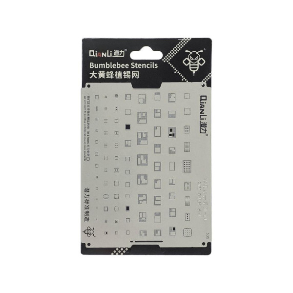 Трафарет BGA QianLi QS535 iPhone Universal 04 (Amplifier, Filter Series)