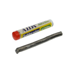 Припій Aida A-T500A (0.8 x 2500 мм, 10 гр, Sn 63%, Pb 37%)